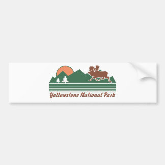 Yellowstone Park Bumper Sticker