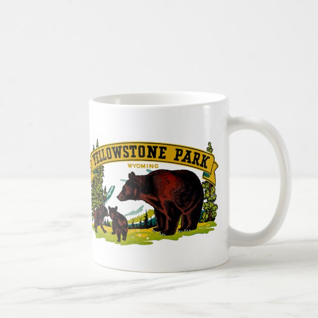 Yellowstone Park Coffee Mug (Right)