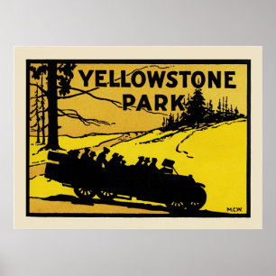 Yellowstone Park Poster