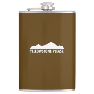 Yellowstone Please Hip Flask