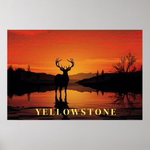Yellowstone Poster Art 