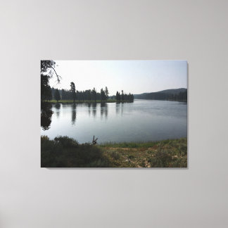 Yellowstone River Bend Canvas Print
