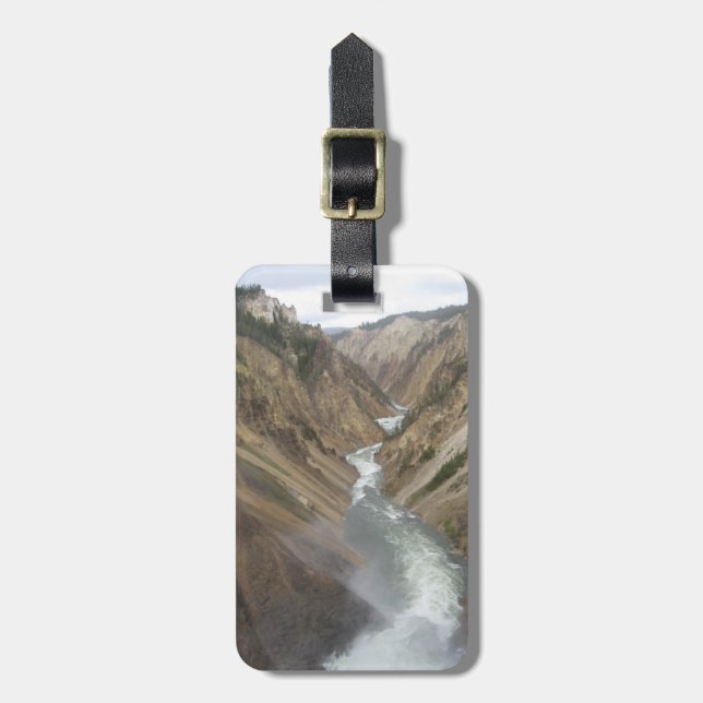 Yellowstone River Luggage Tag (Front Vertical)