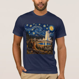 Yellowstone Starry Night Adventure T-Shirt