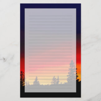 Yellowstone Sunset Stationery
