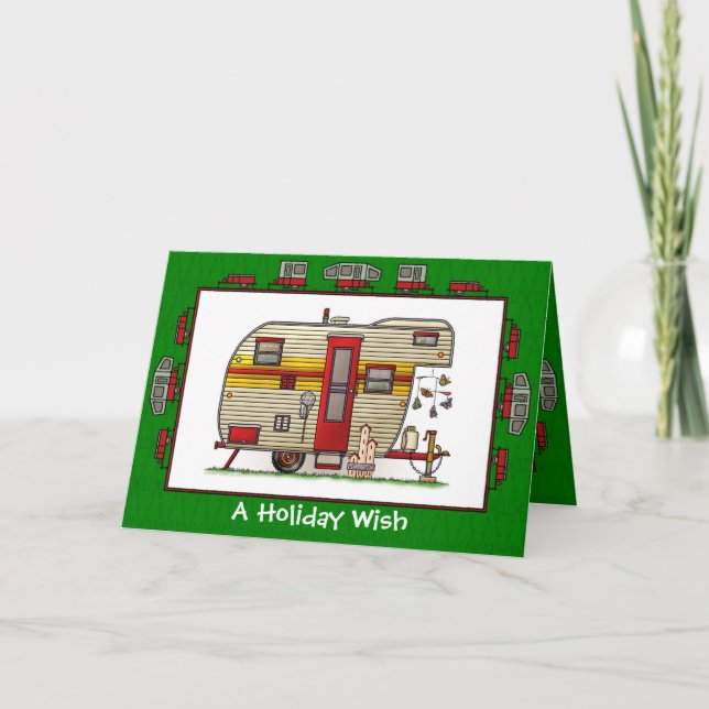 Yellowstone Trailer Camper Holiday Wish (Front)
