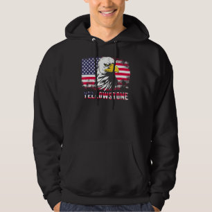 Yellowstone Us Flag Eagle Hoodie