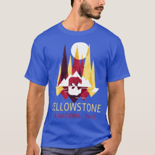 Yellowstone US National Park Backpacking Climbing T-Shirt