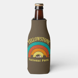 Yellowstone US National Park Wyoming Montana Idaho Bottle Cooler