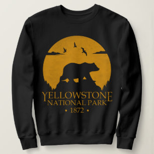 Yellowstone Vintage Retro Bear USA National Park Sweatshirt