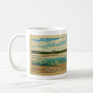Yellowstone Vintage Travel Coffee Mug