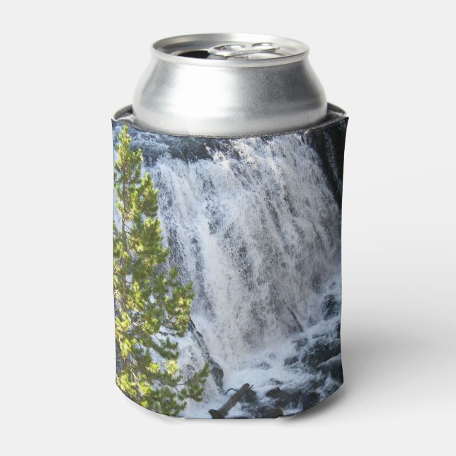 Yellowstone Waterfall Can Cooler (Can Front)