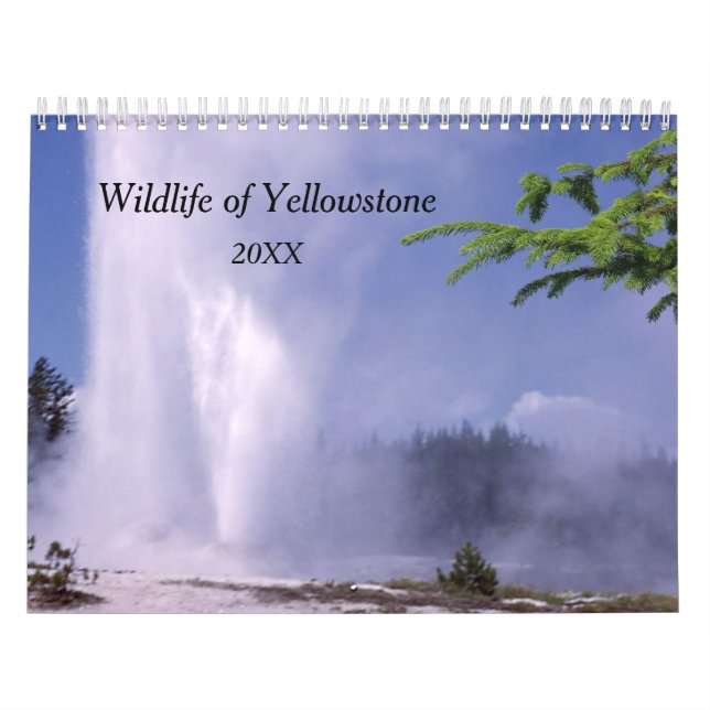 Yellowstone Wildlife Calendar (Cover)