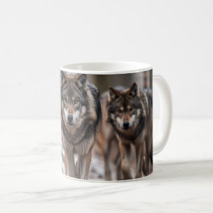 Yellowstone Wolves Coffee Mug