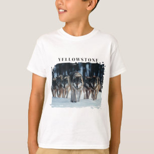 Yellowstone Wolves Kids T-Shirt