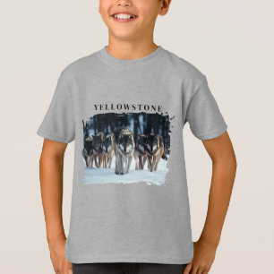 Yellowstone Wolves Kids T-Shirt