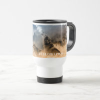 Yellowstone Wolves Travel Mug