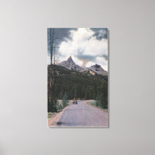 Yellowstone, WY - Index & Pilot Peaks, Cooke Canvas Print