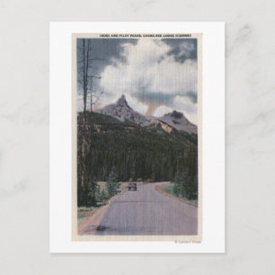 Yellowstone, WY - Index & Pilot Peaks, Cooke Postcard