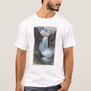 Yellowstone, WYLower Falls from Below View T-Shirt