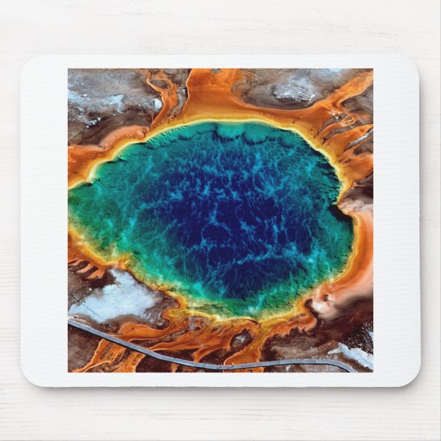 Yellowstone Wyoming Mouse Mat (Front)