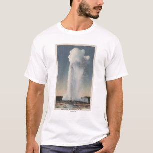Yellowstone, WYView of Old Faithful Erupting T-Shirt