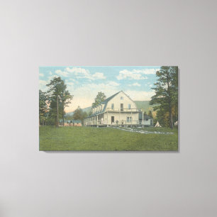 Yellowstone, WYView of Piney Inn Canvas Print