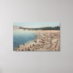 Yellowstone, WYView of Sapphire Pool Canvas Print