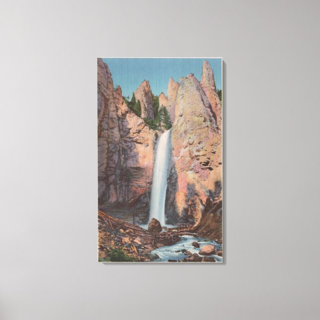 Yellowstone, WYView of Tower Falls Canvas Print (Front)