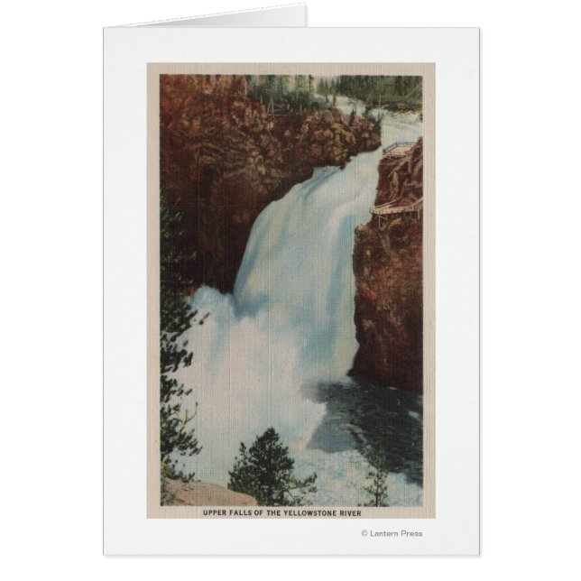 Yellowstone, WYView of Yellowstone River Falls (Front)