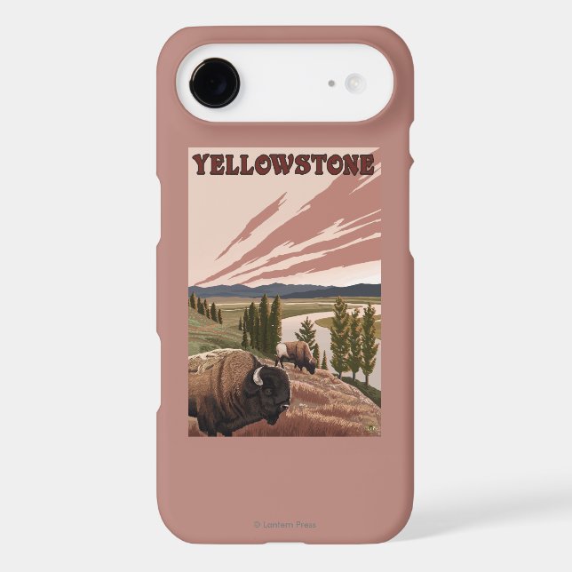 YellowstoneBison Scene Case-Mate iPhone Case (Back)