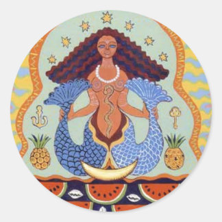 Yemanja Classic Round Sticker