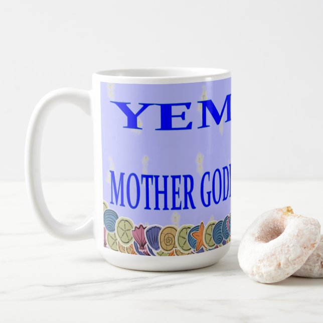 Yemanya Mother Goddess of the Ocean Coffee Mug (With Donut)