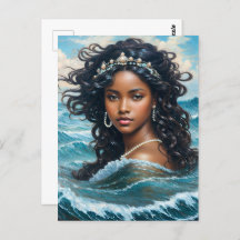 Yemaya Orisha Water Goddess Ocean Art