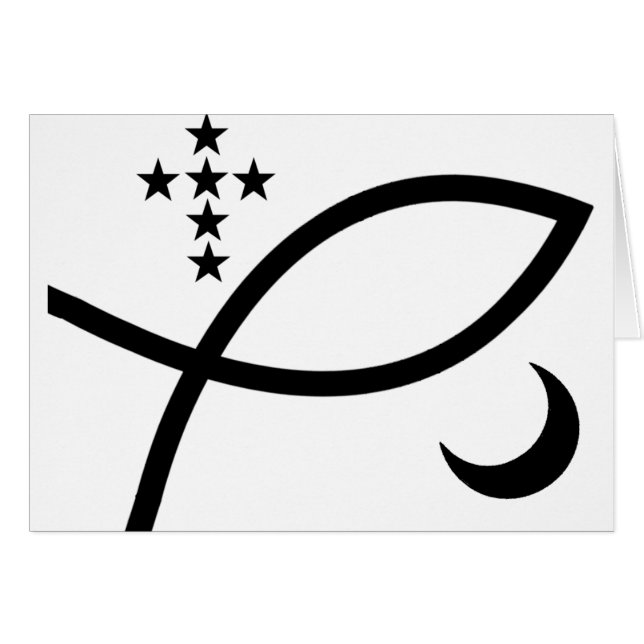 Yemaya Veve in Black (Front Horizontal)