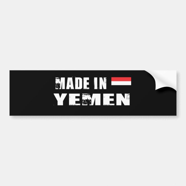 YEMEN BUMPER STICKER (Front)