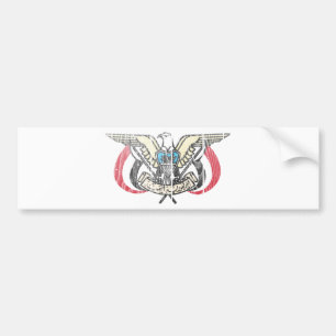 Yemen Coat Of Arms Bumper Sticker