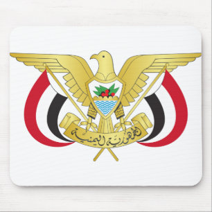 yemen emblem mouse mat