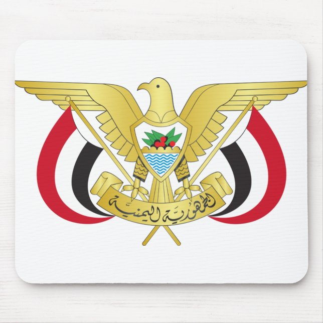 yemen emblem mouse mat (Front)