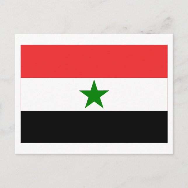 Yemen Flag (1962-1990) Postcard (Front)