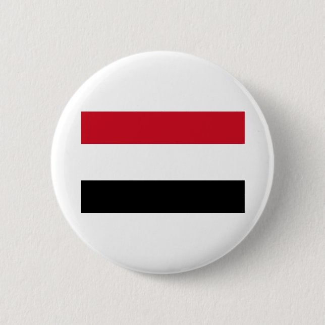 Yemen Flag 6 Cm Round Badge (Front)