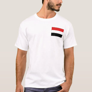 Yemen Flag and Map T-Shirt