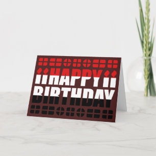 Yemen Flag Birthday Card