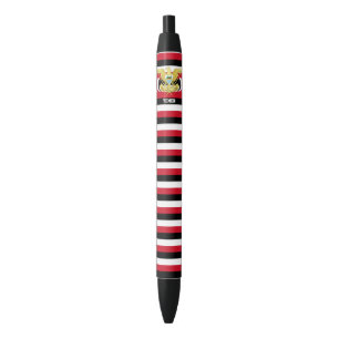 Yemen Flag Cute Patriotic Black Ink Pen