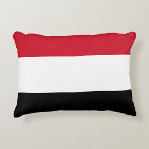 Yemen Flag Decorative Cushion