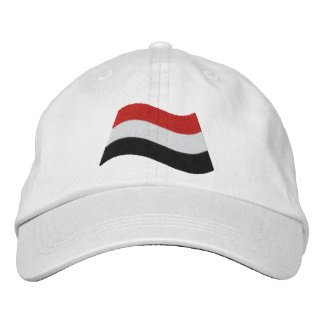 Yemen Flag Embroidered Hat