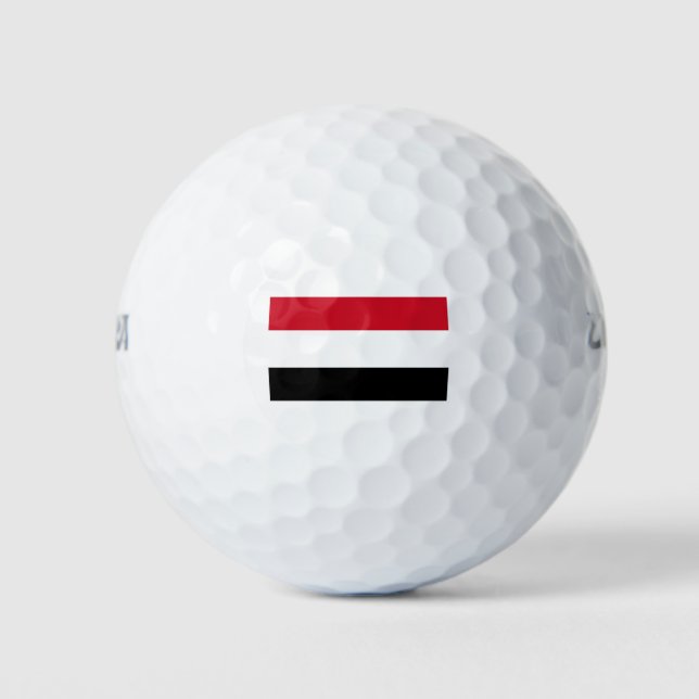 Yemen Flag Golf Balls (Front)