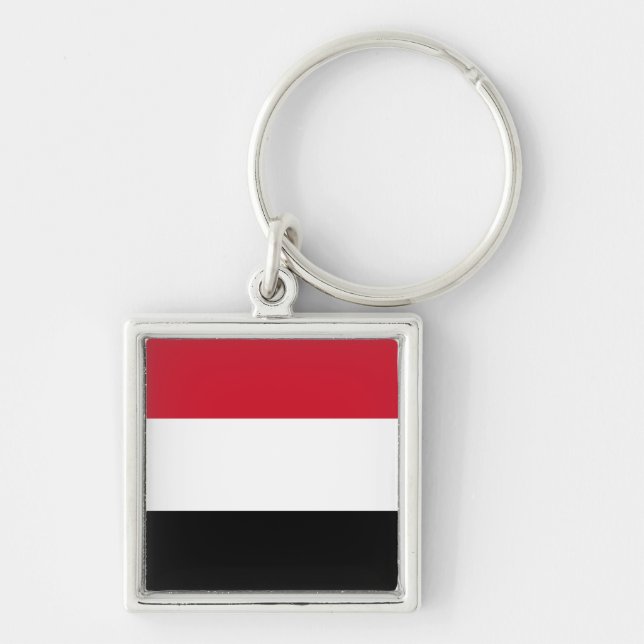 Yemen Flag Key Ring (Front)