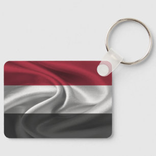 Yemen Flag Keychain