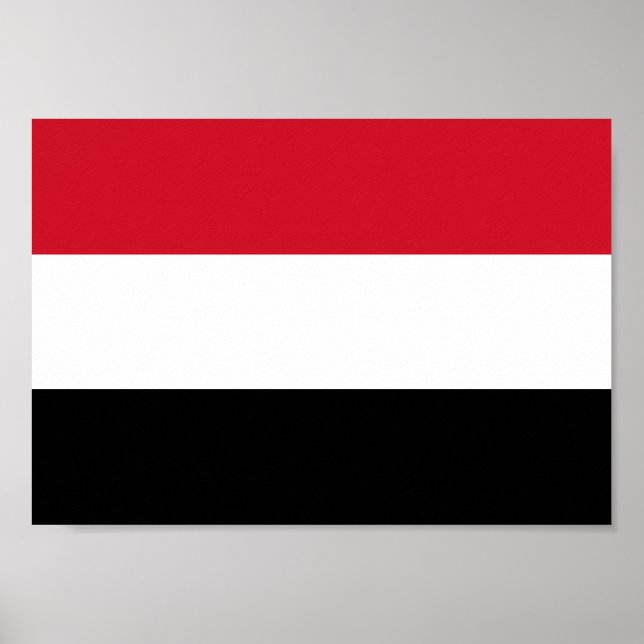 Yemen Flag Poster (Front)